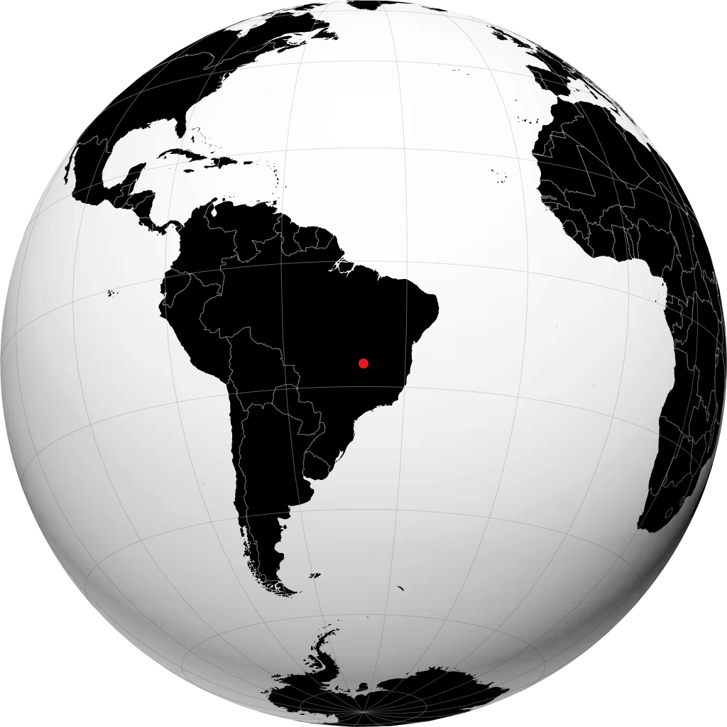 Unaí sur le globe