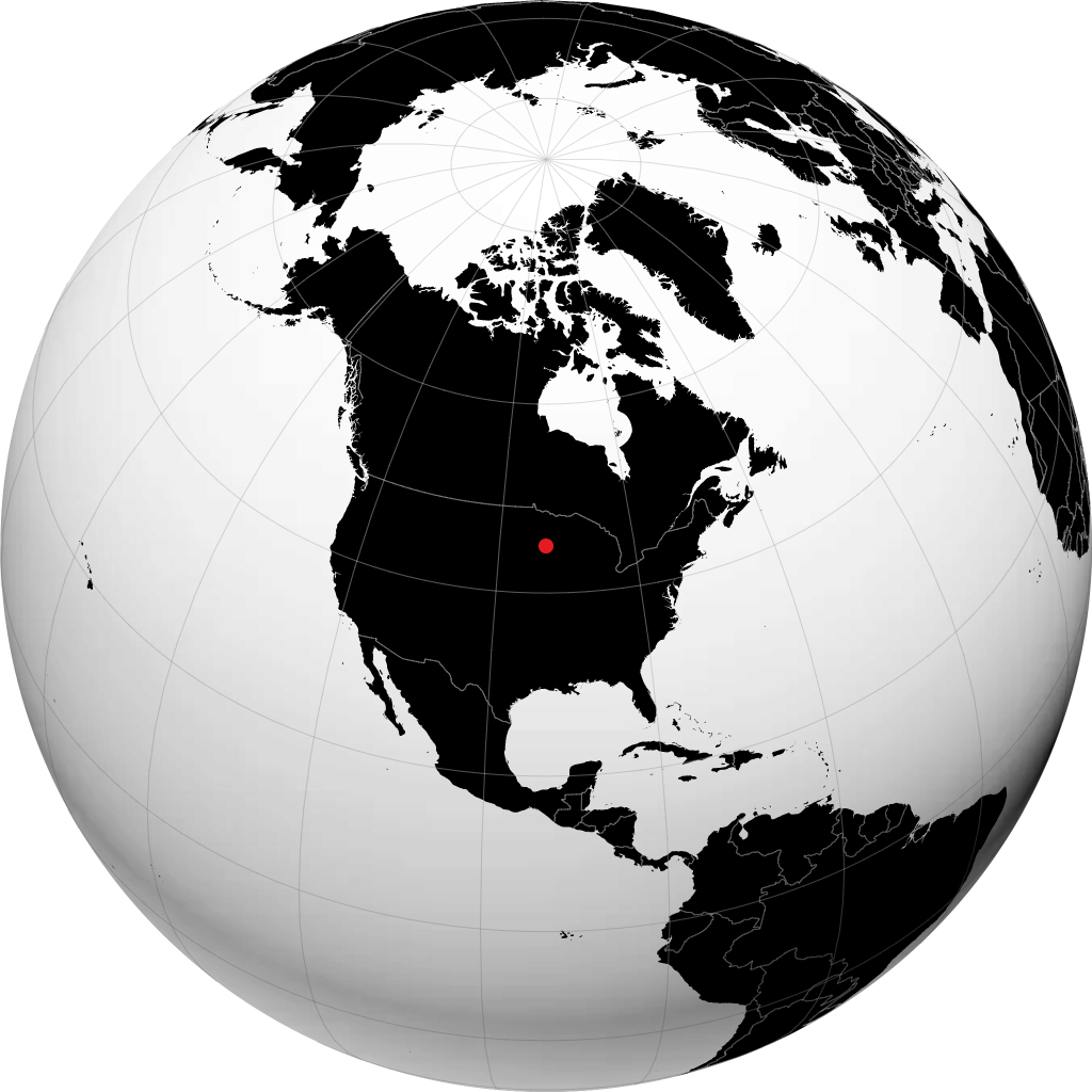 Saint Paul sur le globe