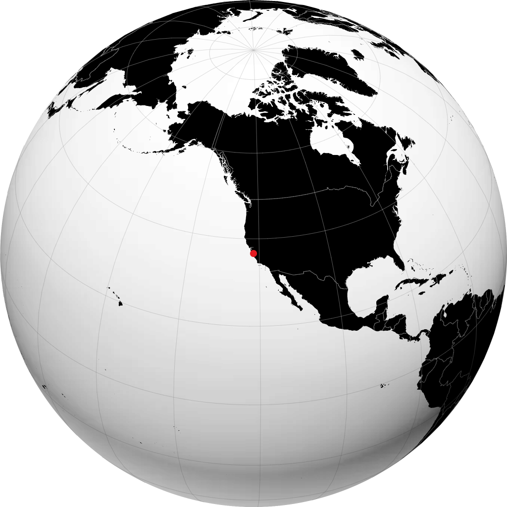 Salinas sur le globe