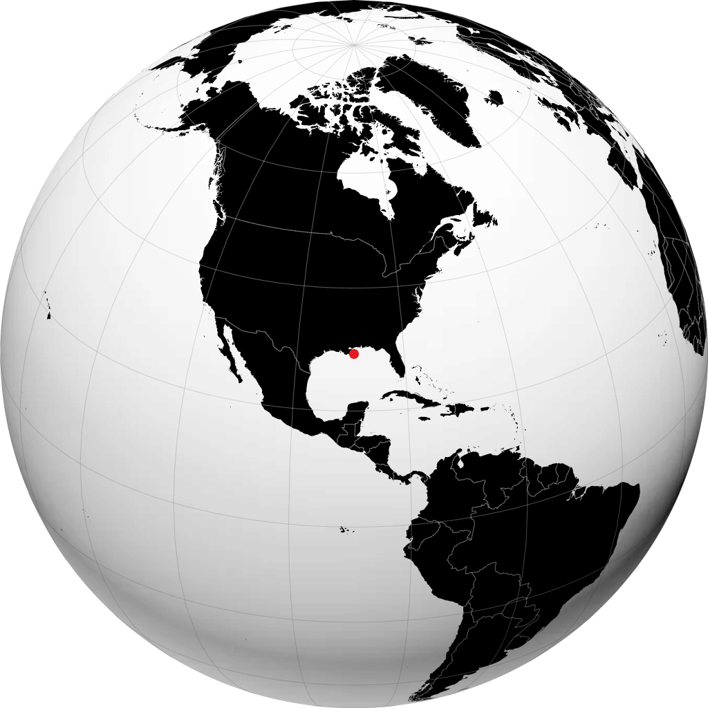 Venice sur le globe