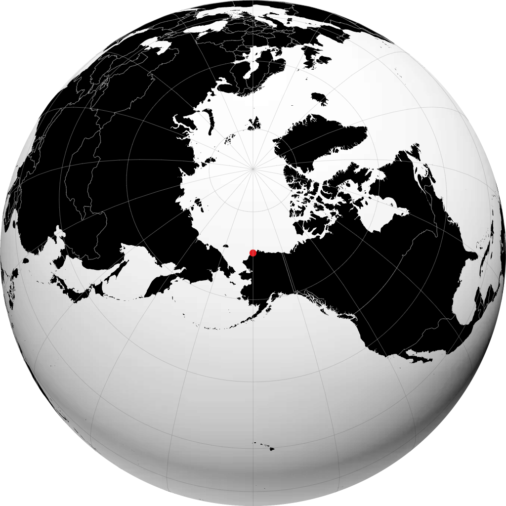 Wainwright sur le globe