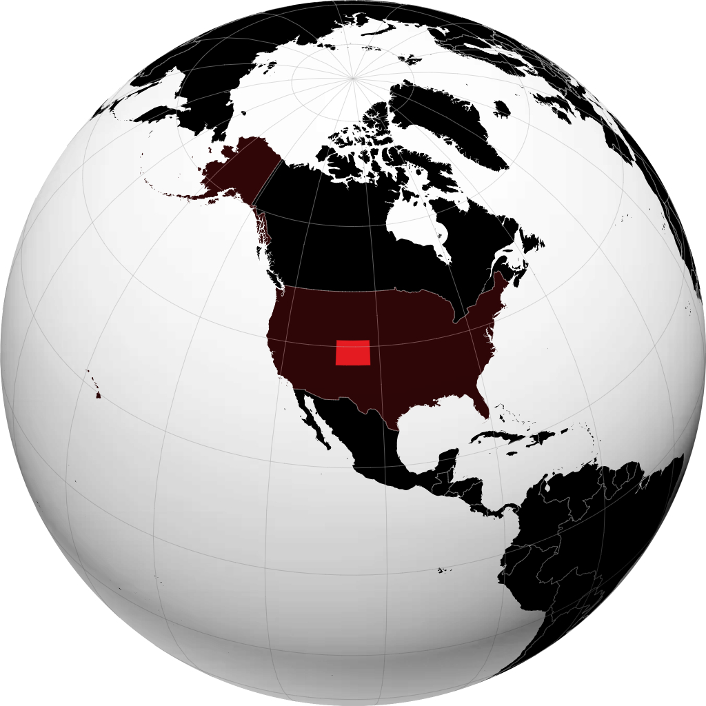 Colorado sur le globe