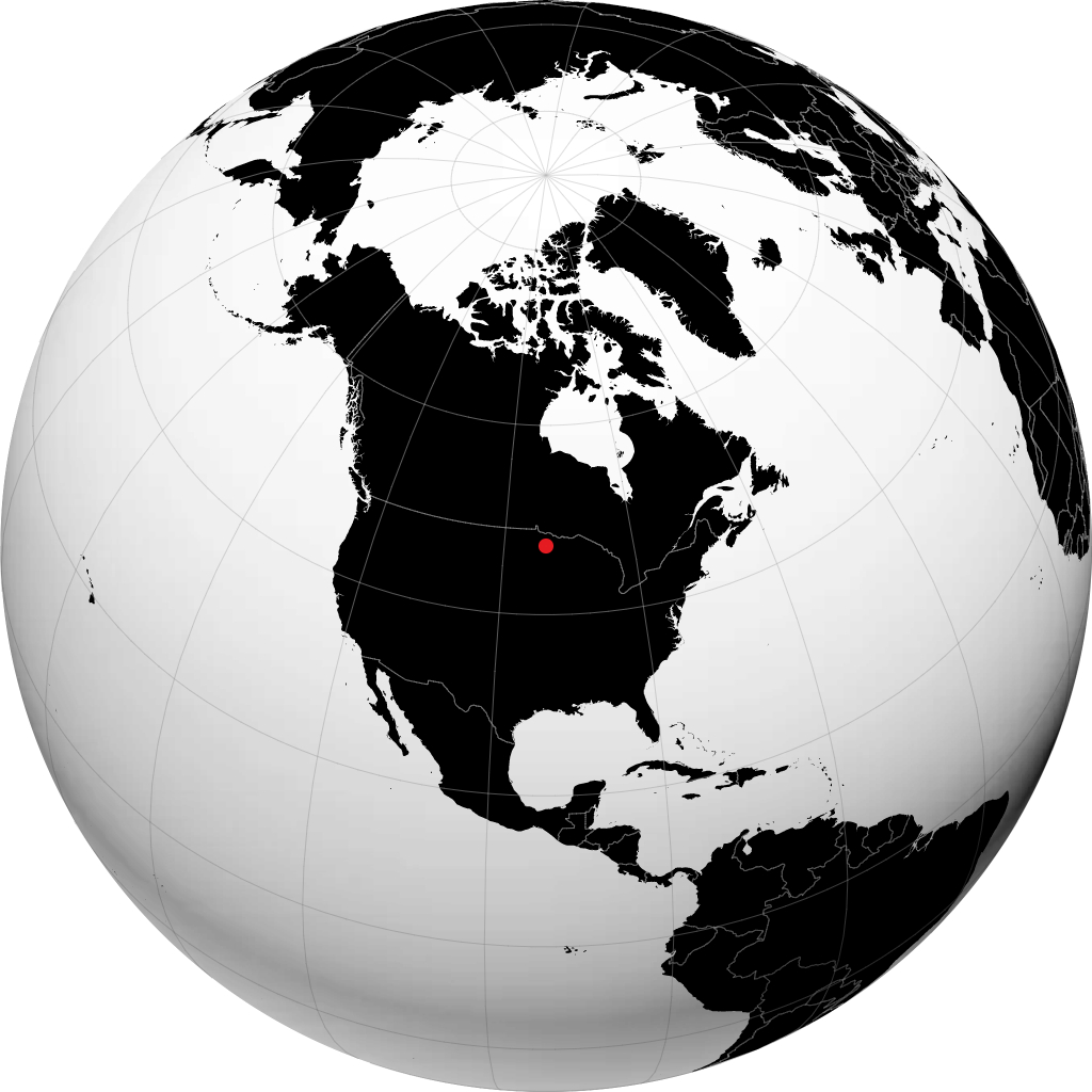 Grand Rapids sur le globe