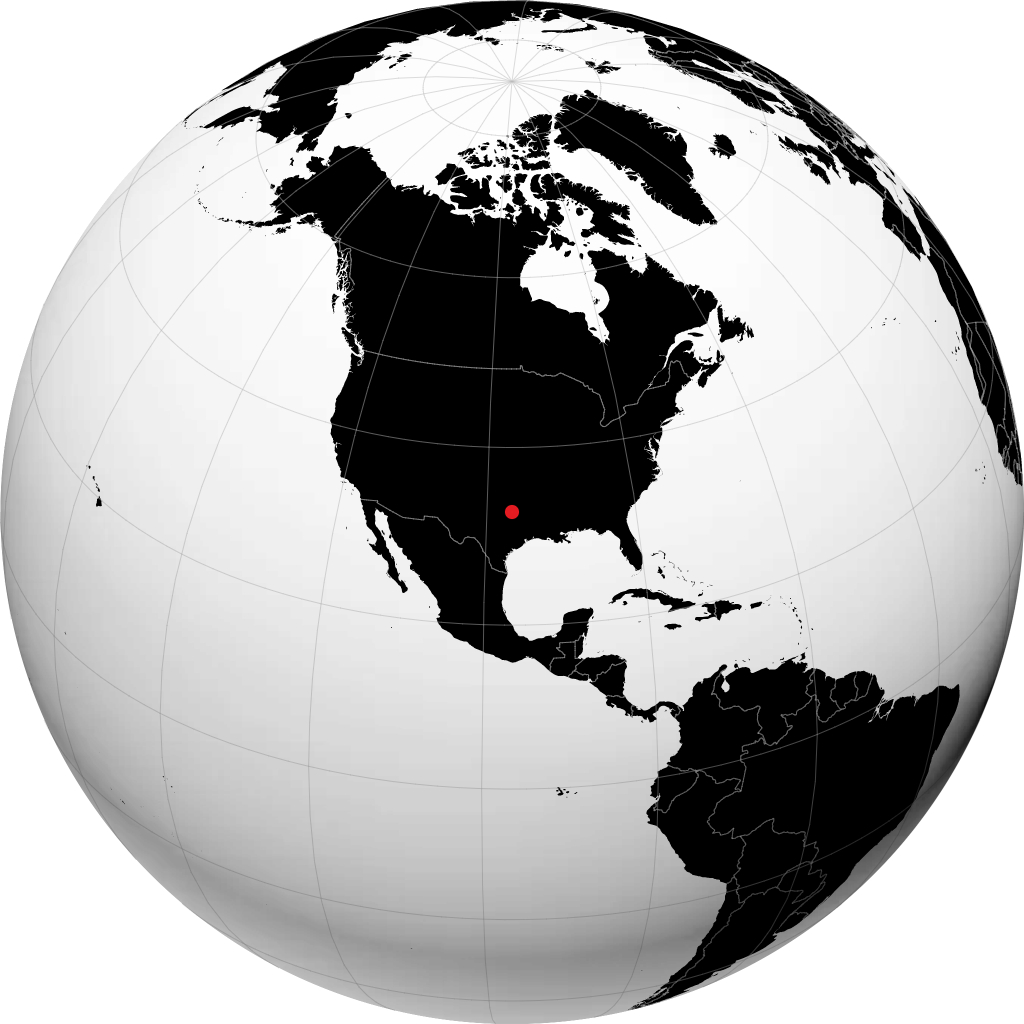 Mesquite sur le globe