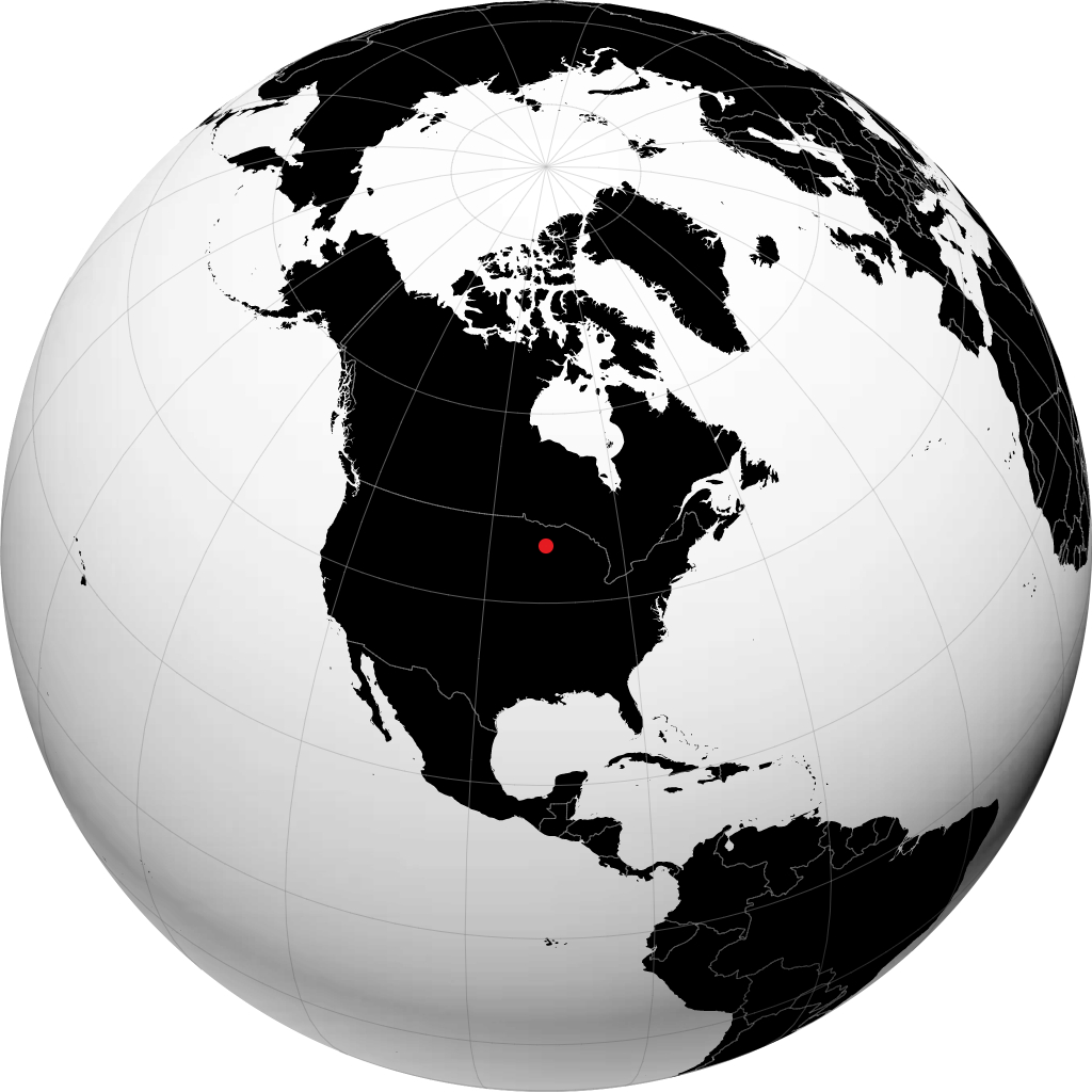 Hayward sur le globe