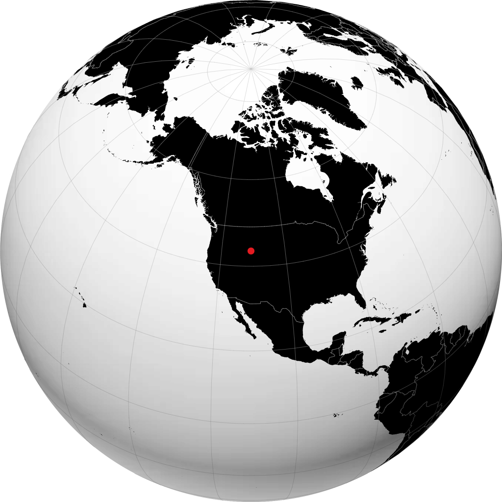 Jackson sur le globe