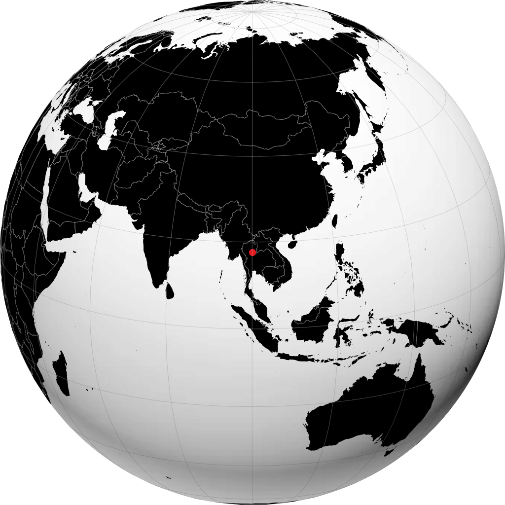 Uttaradit sur le globe