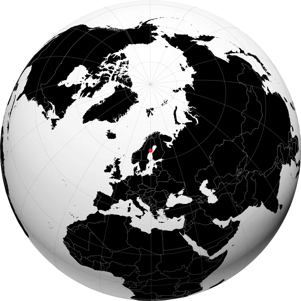 Vaennaes sur le globe