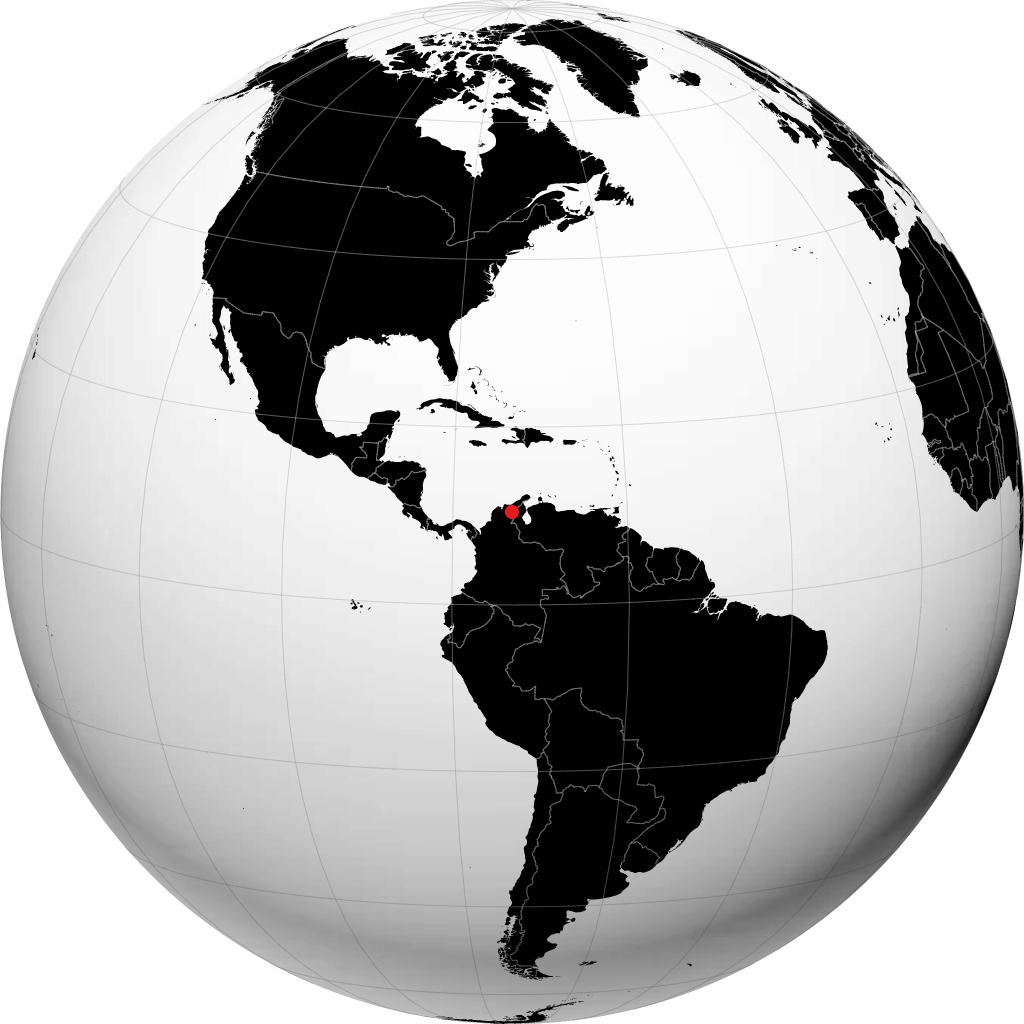 Valledupar sur le globe