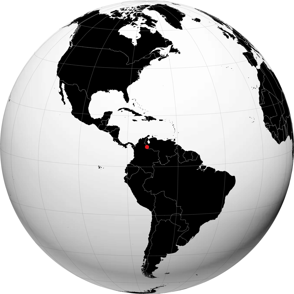 San Cristóbal sur le globe
