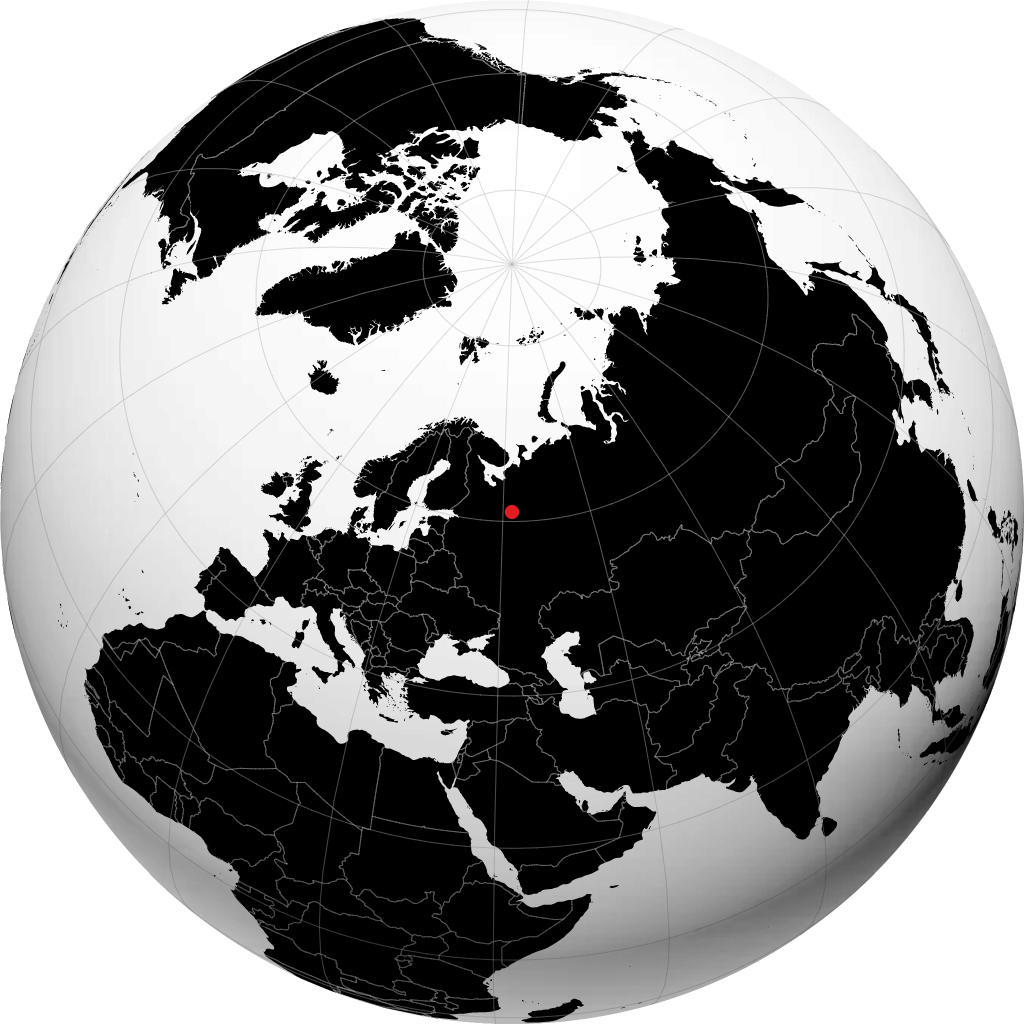 Velsk sur le globe