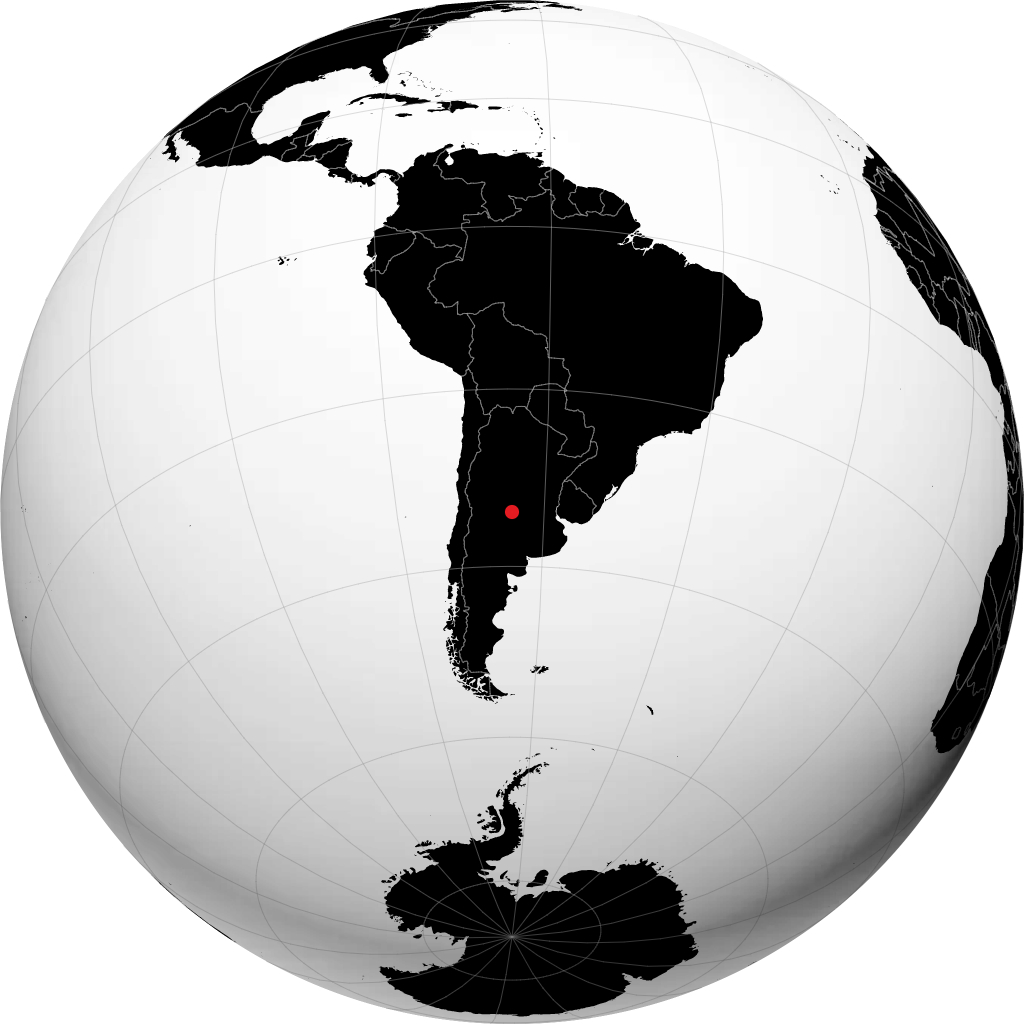 Vicuna Mackenna sur le globe