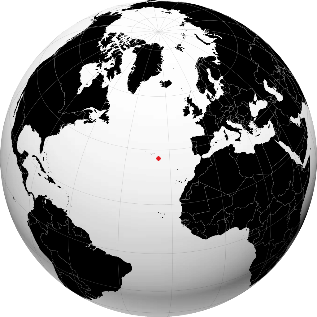 Vila do Porto sur le globe