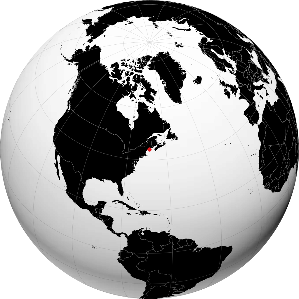 Vinalhaven sur le globe
