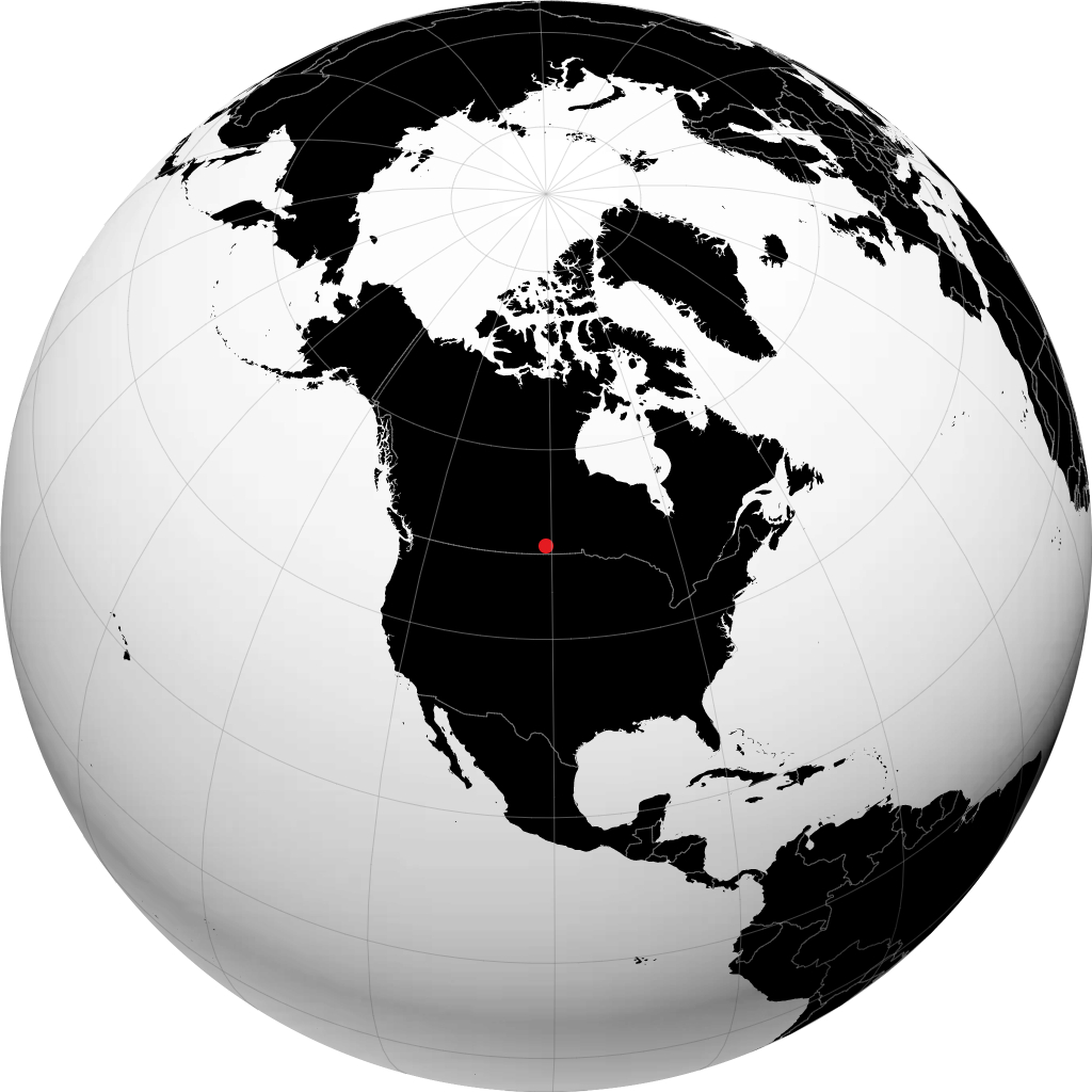 Virden sur le globe