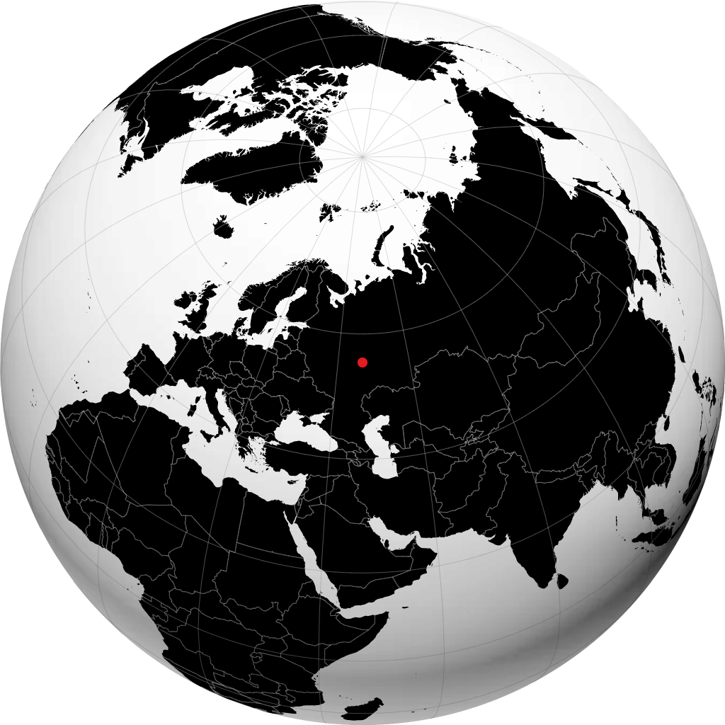 Vurnary sur le globe