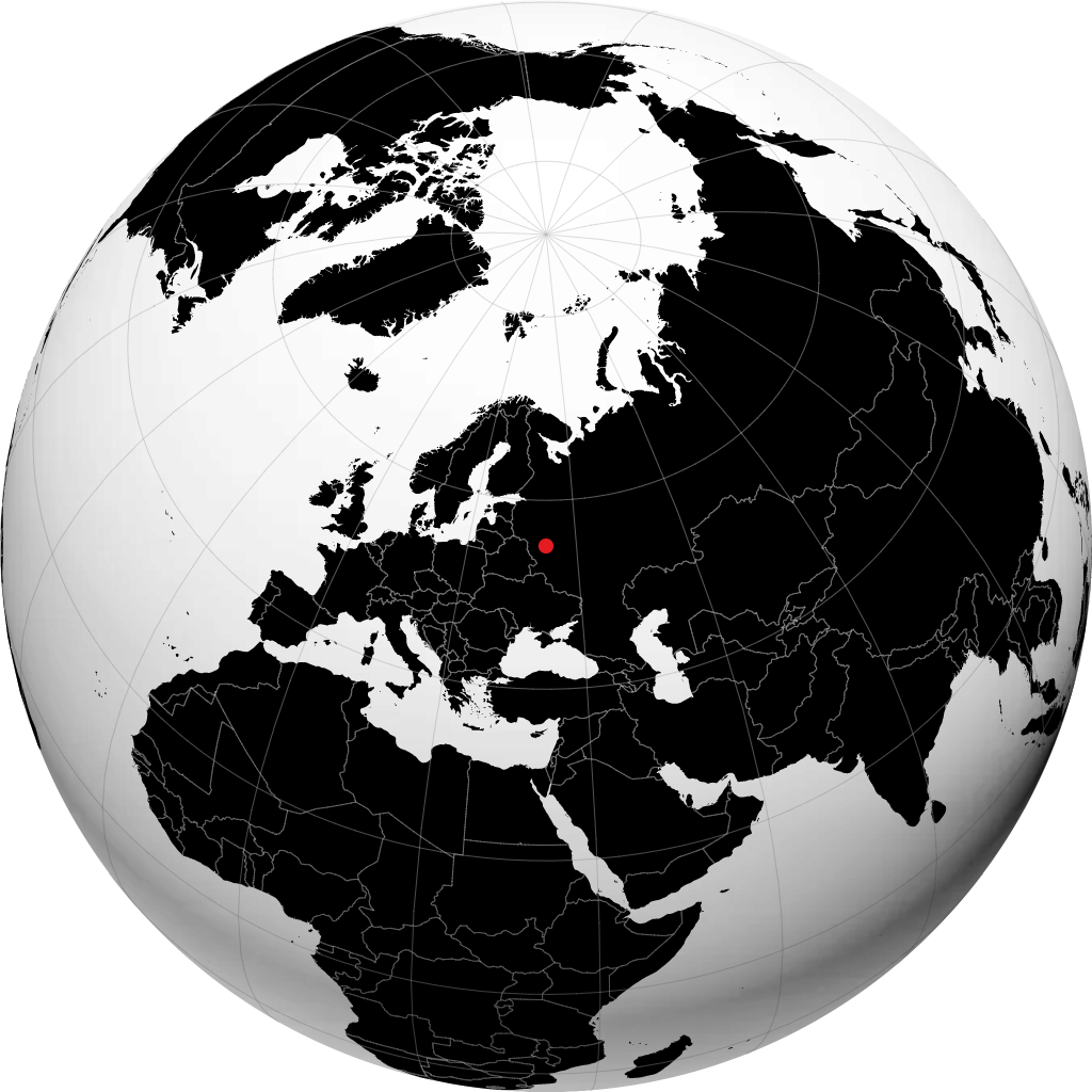 Vyazma sur le globe