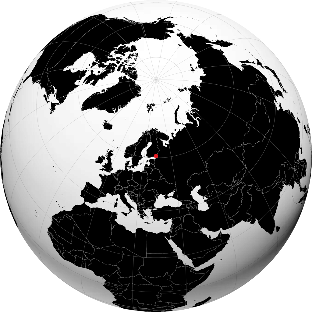 Vyborg sur le globe