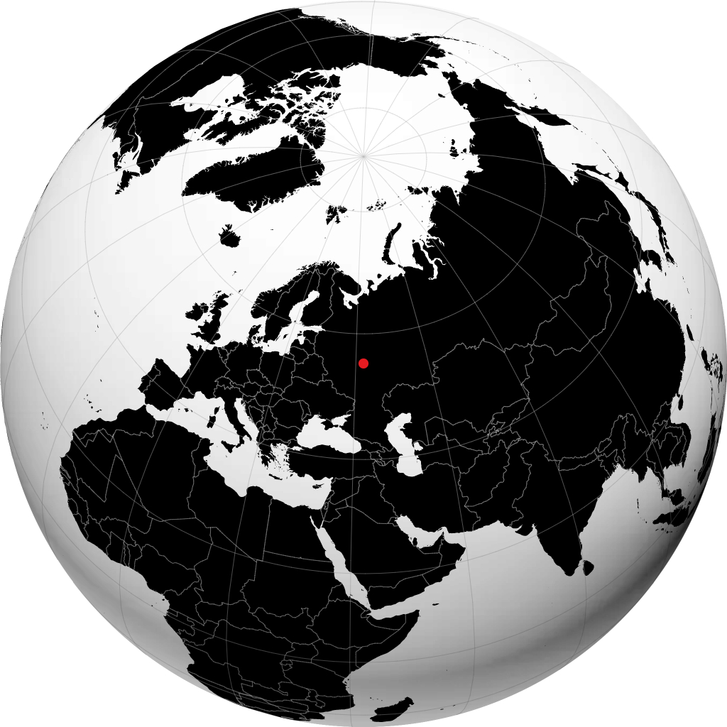Vyksa sur le globe