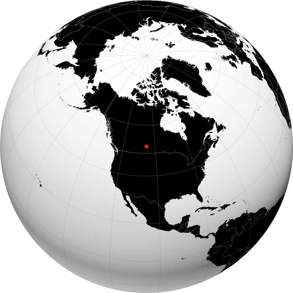 Watrous sur le globe