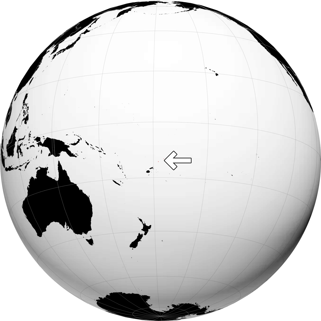 Wallis-et-Futuna sur le globe