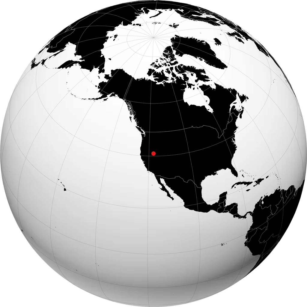 Winnemucca sur le globe