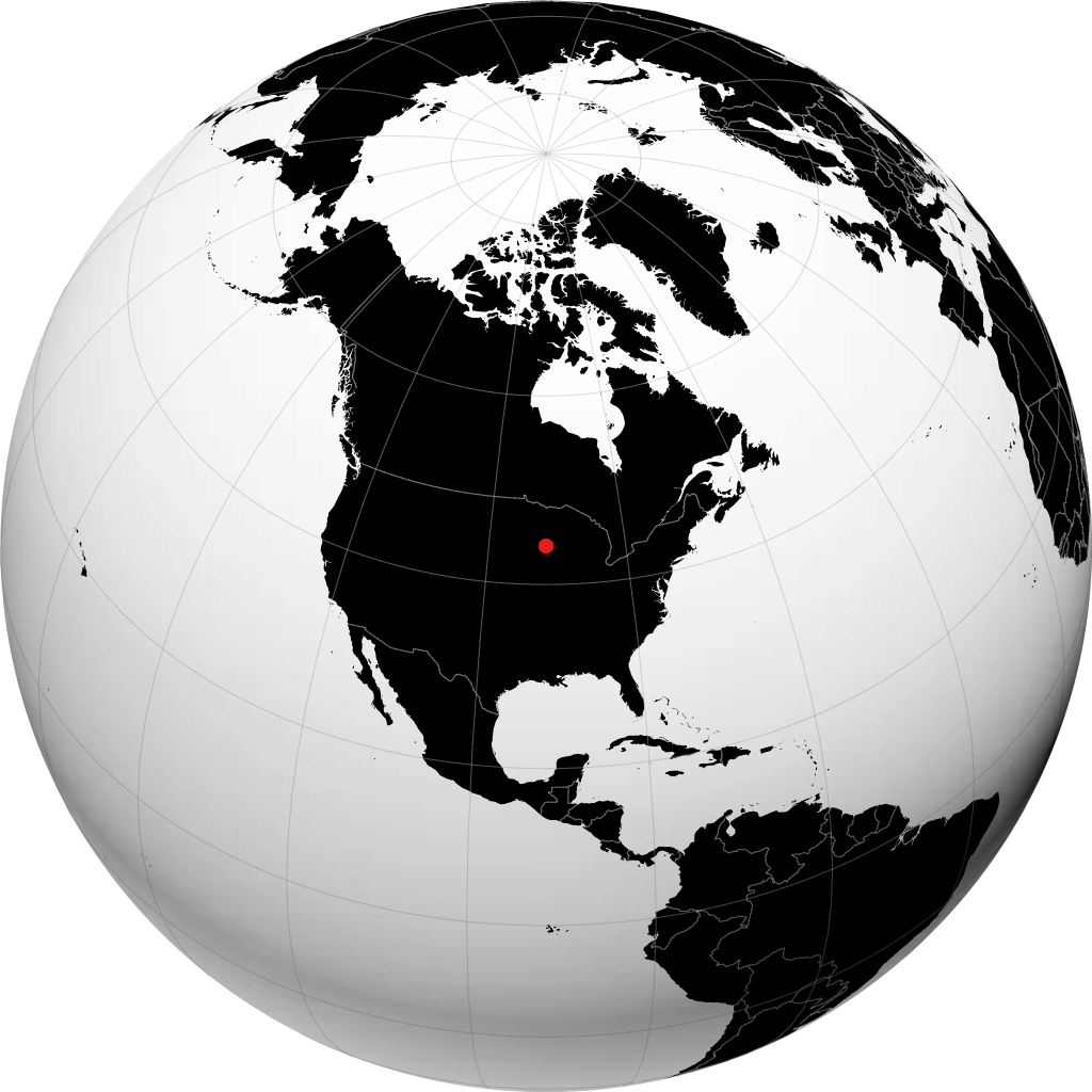 Winona sur le globe