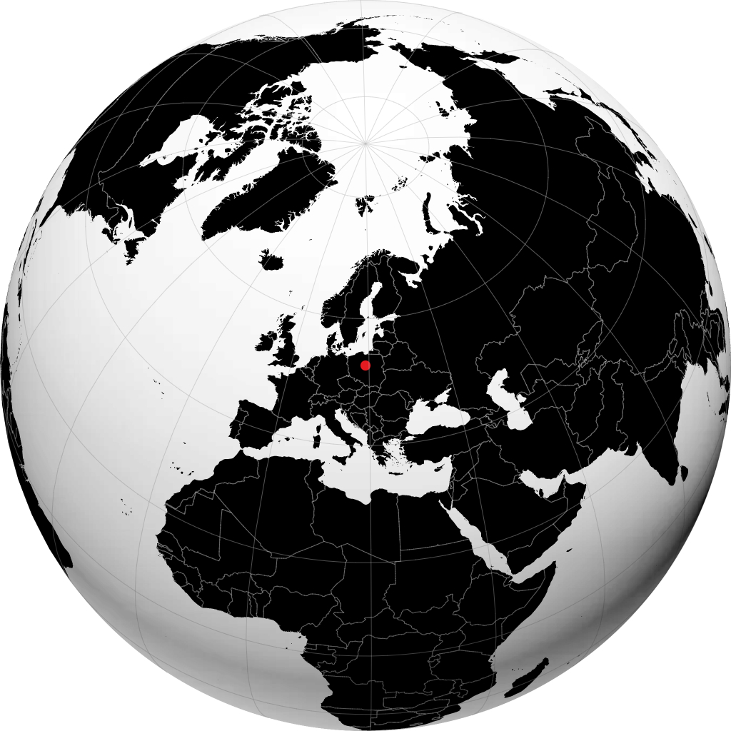Włocławek sur le globe
