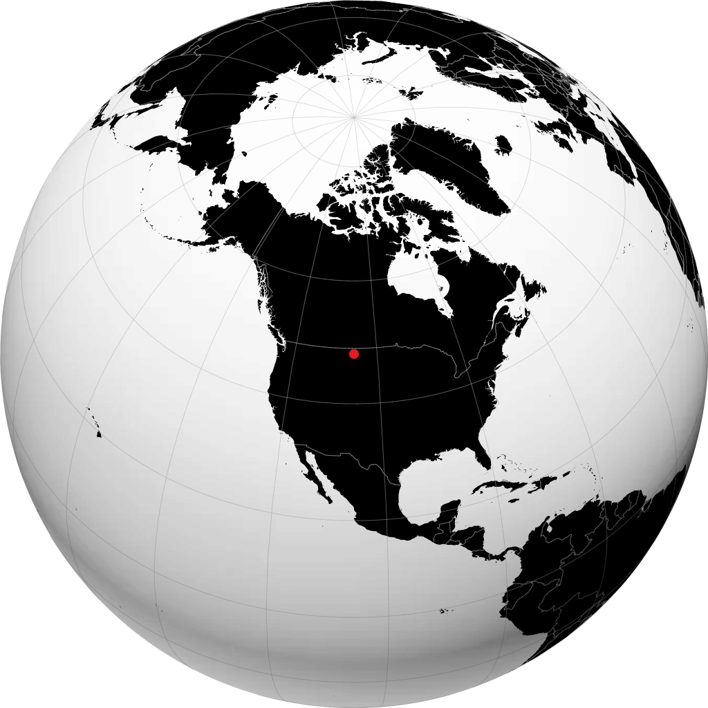 Wolf Point sur le globe