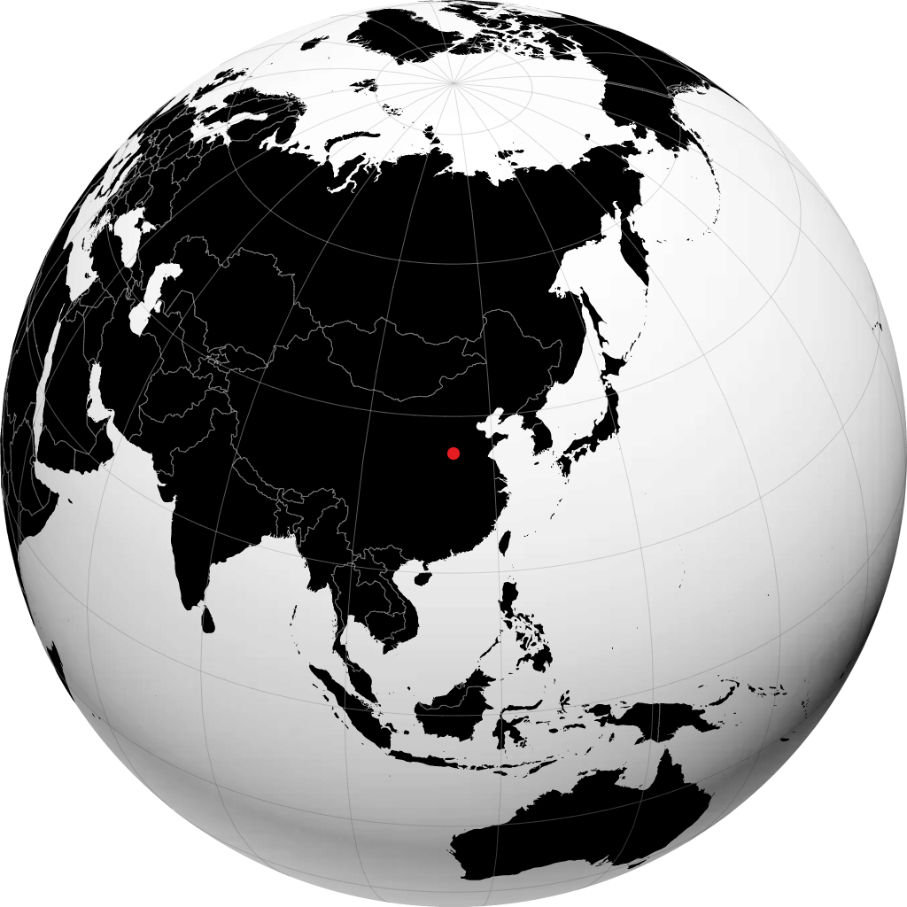 Xinxiang sur le globe