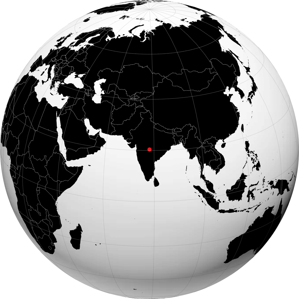 Yavatmal sur le globe