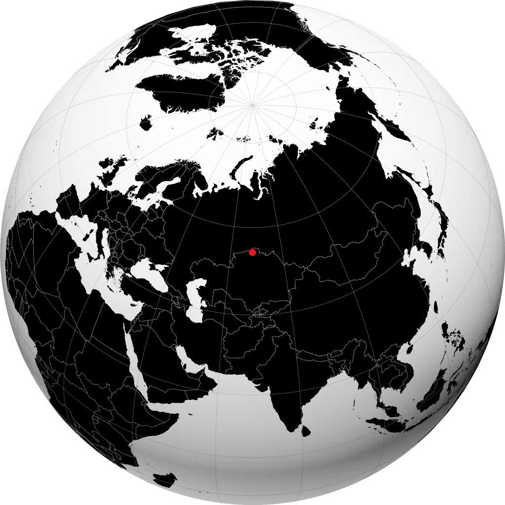 Yavlenka sur le globe