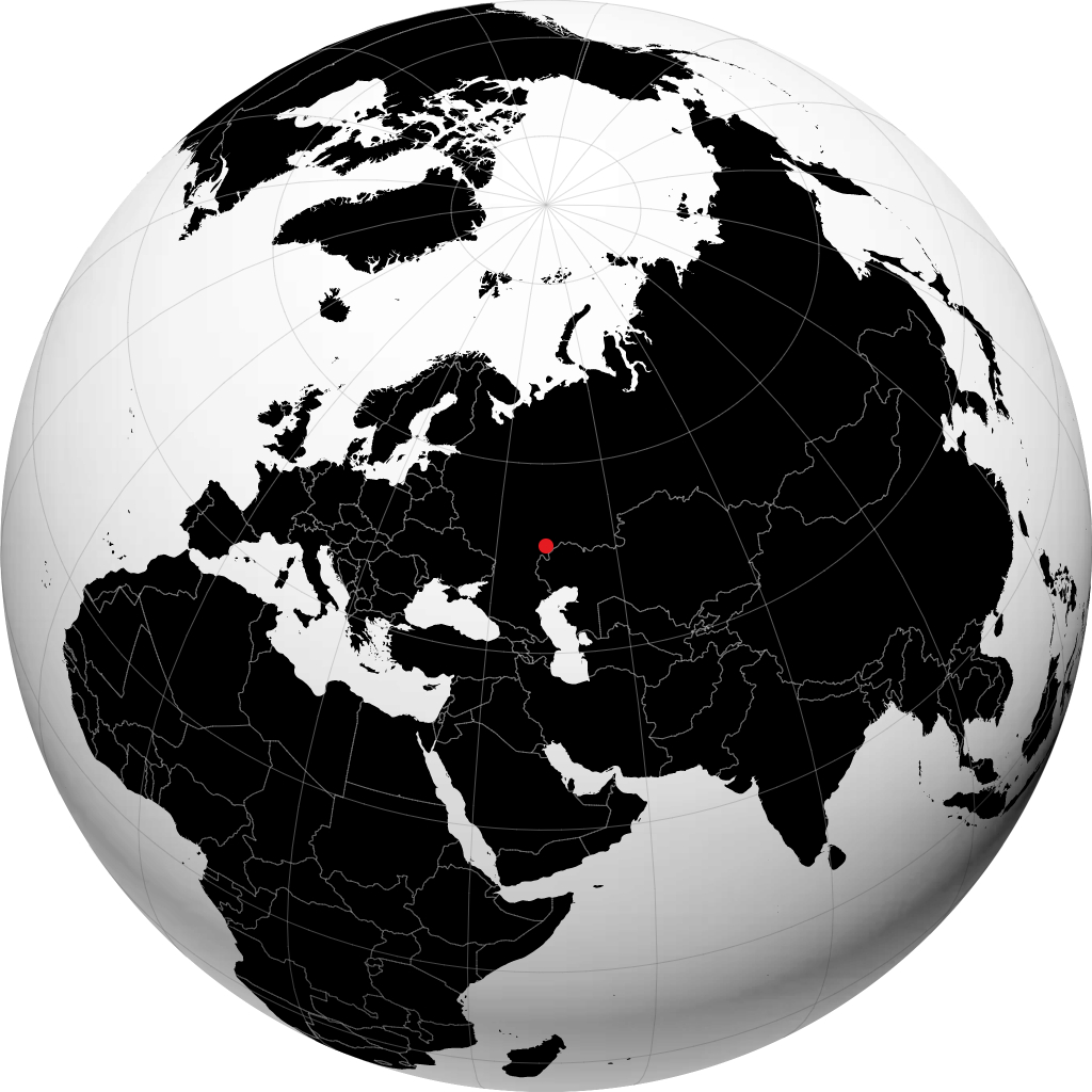 Yershov sur le globe