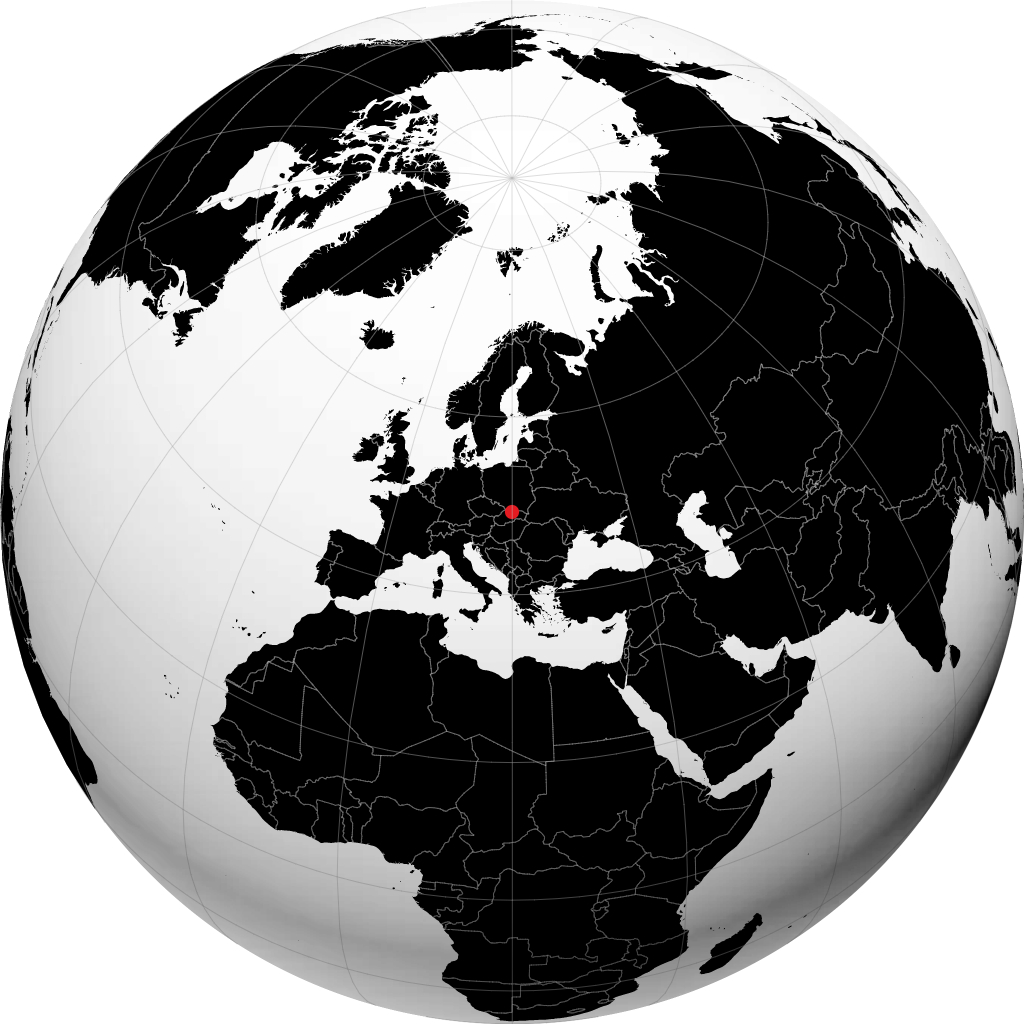 Zakopane sur le globe