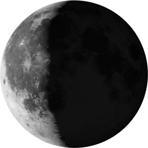 Phase lunaire aujourd’hui « Dernier croissant »